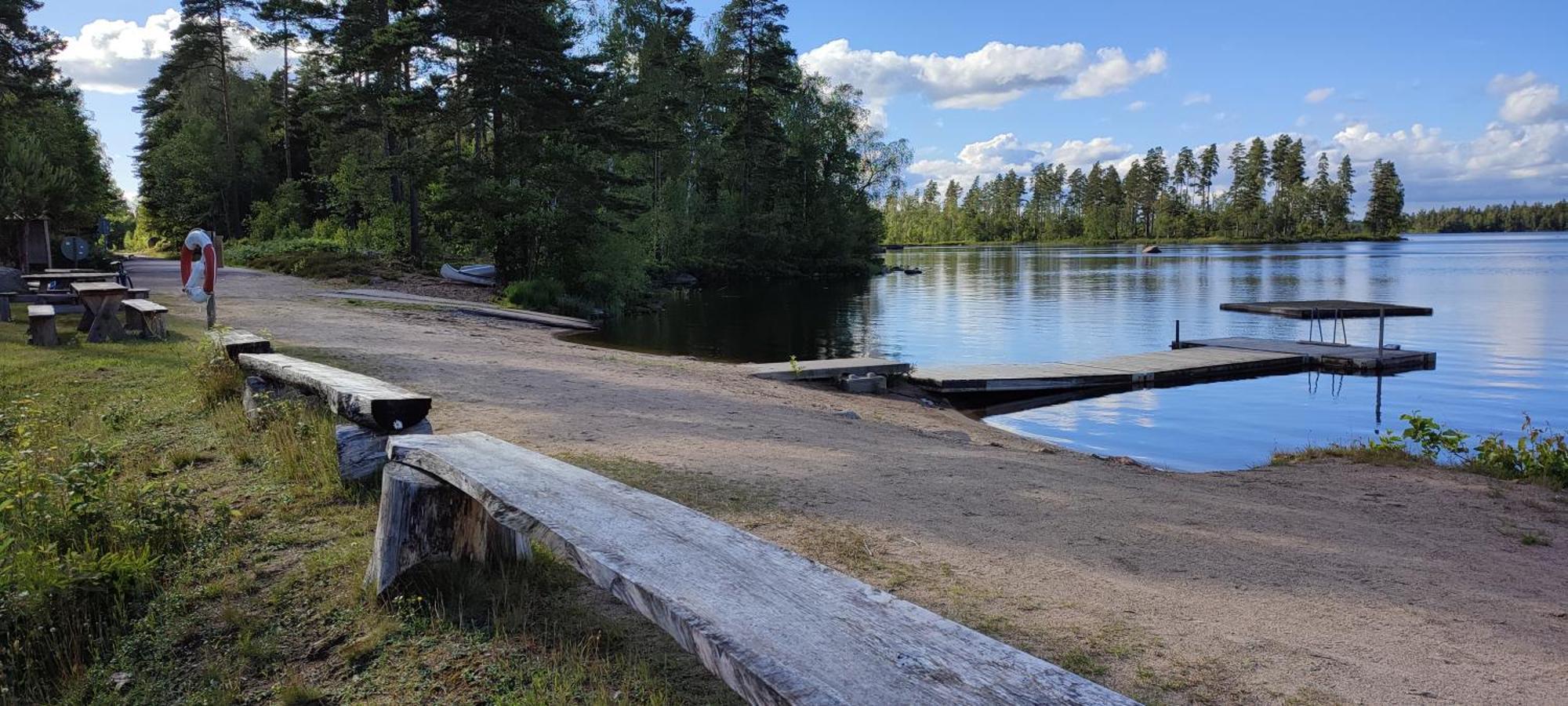Boende I Malaskog, Near The Lake, Boat, Big Garden Ryssby Luaran gambar